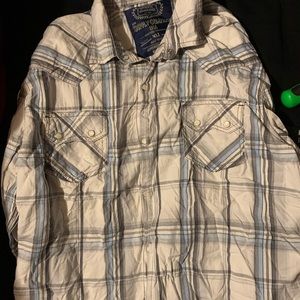unisex supply company usa button up shirt.